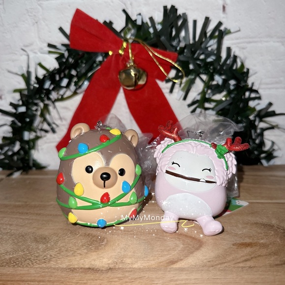 Squishmallows Other - Squishmallow Brina And Hans Christmas Ornaments